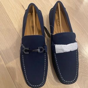 Alfani Remy Driving Loafers, Navy